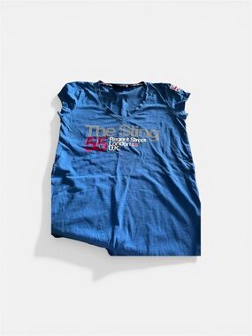 Blue 'The Sting 55 Regent Street London' Graphic Tee